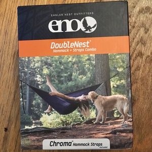 ENO DoubleNest Hammock + Chroma Straps NIB